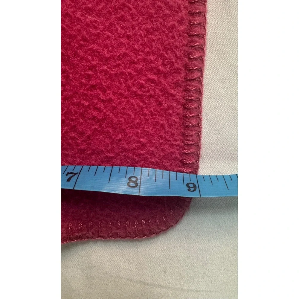LL Bean Fleece Scarf Magenta Pink Soft Winter Accessory